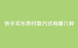 快手买东西付款方式有哪几种,qq业务代下单 - 小红书24小时下单平台 - 24小时低价秒单业务哪个好